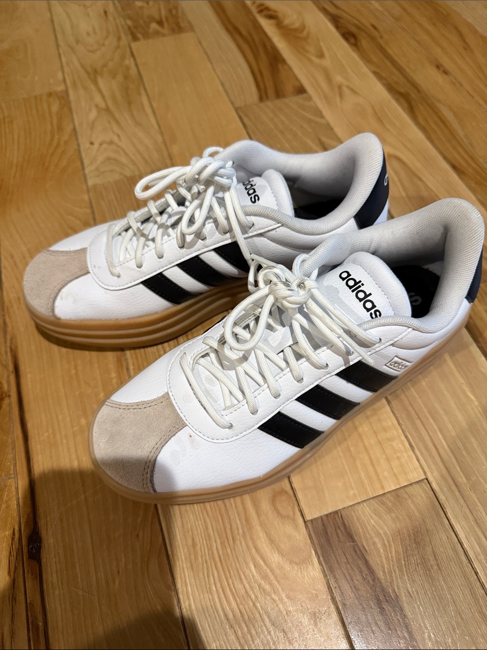 adidas White & Black Sneakers